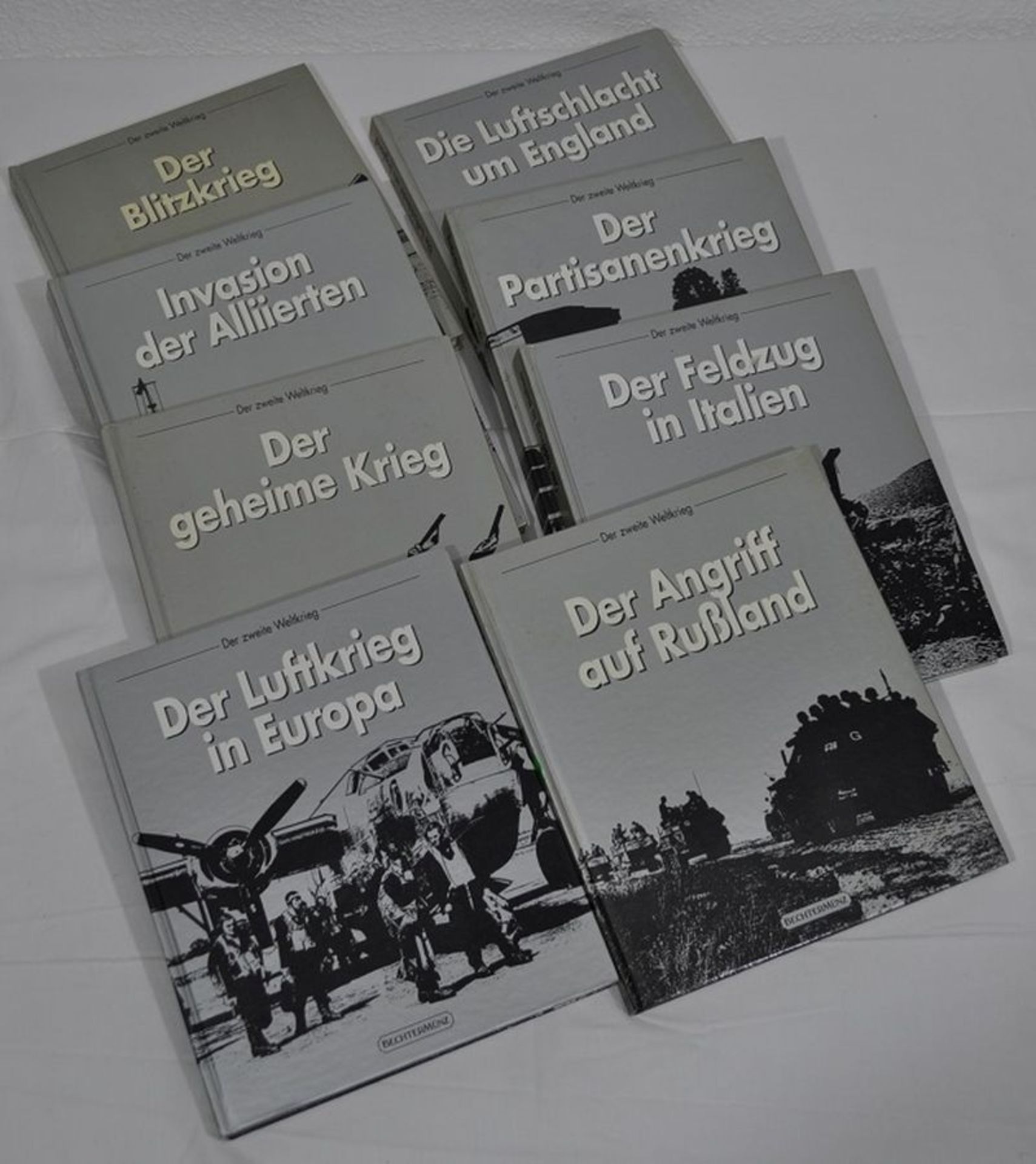 12 Bände "Der zweite Weltkrieg" 2. WK Bechtermünz
