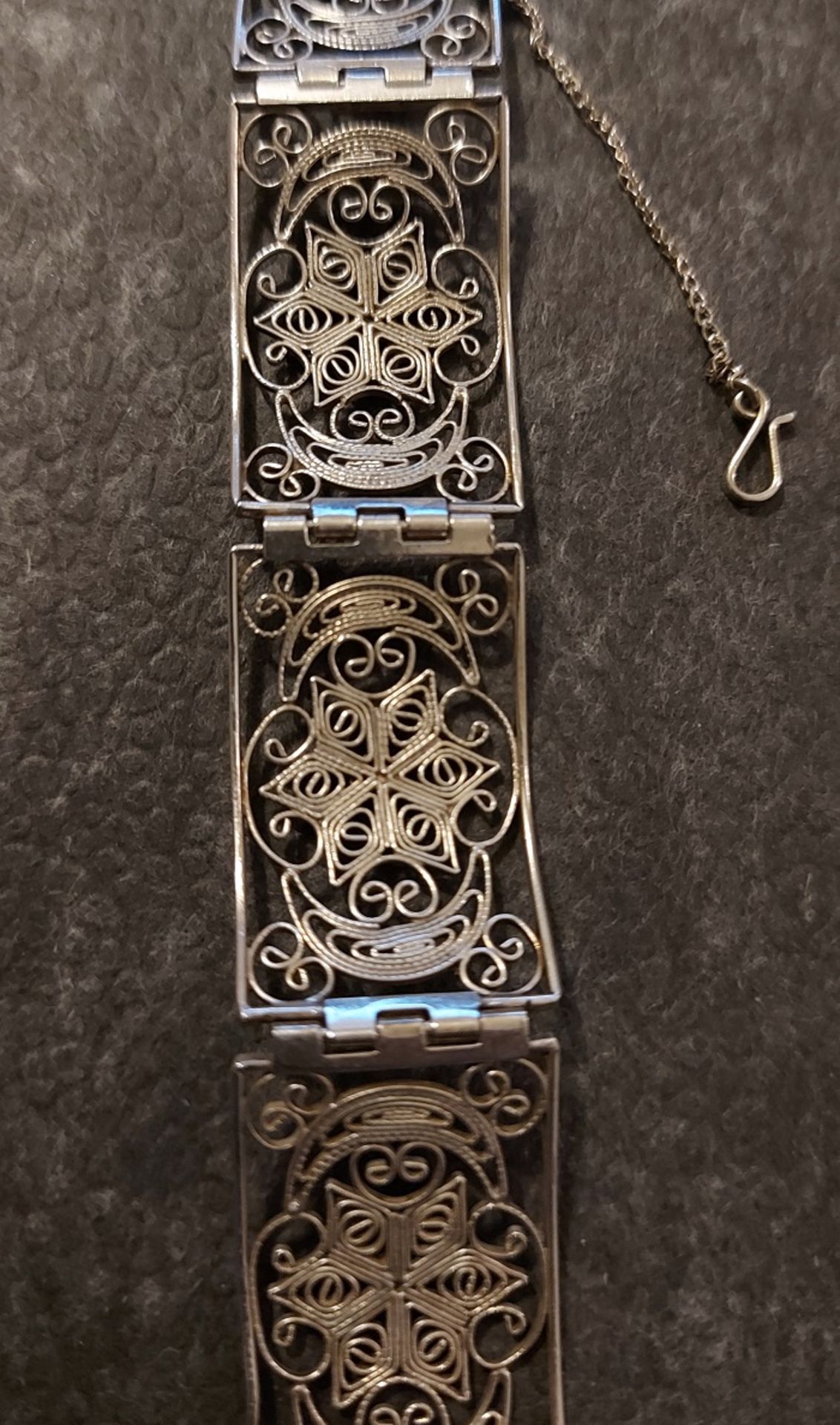 Filigranes 925er Silber Damenarmband Armband - Image 4 of 5