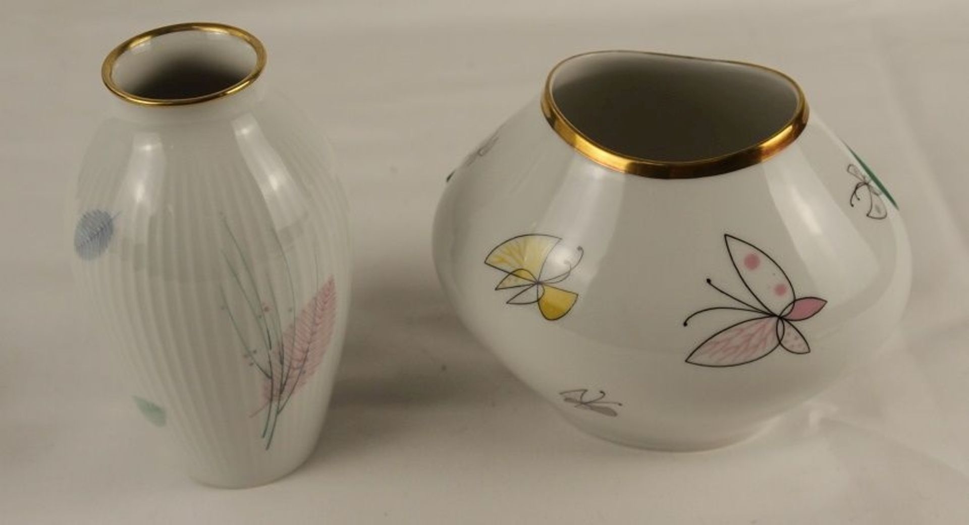 2 Stk. schöne Vintage Porzellan Vasen Thomas 7856 - Bild 3 aus 3