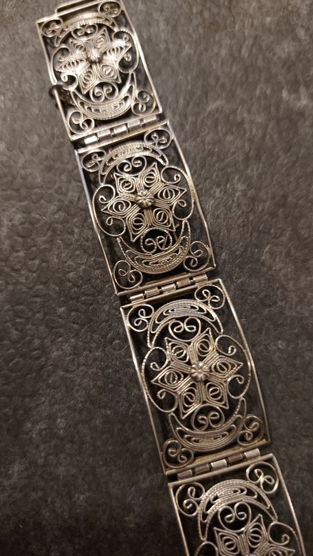 Filigranes 925er Silber Damenarmband Armband - Bild 3 aus 5