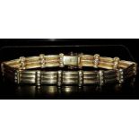 Massives Luxus Gold Armband 585 GG, 39 Brillanten