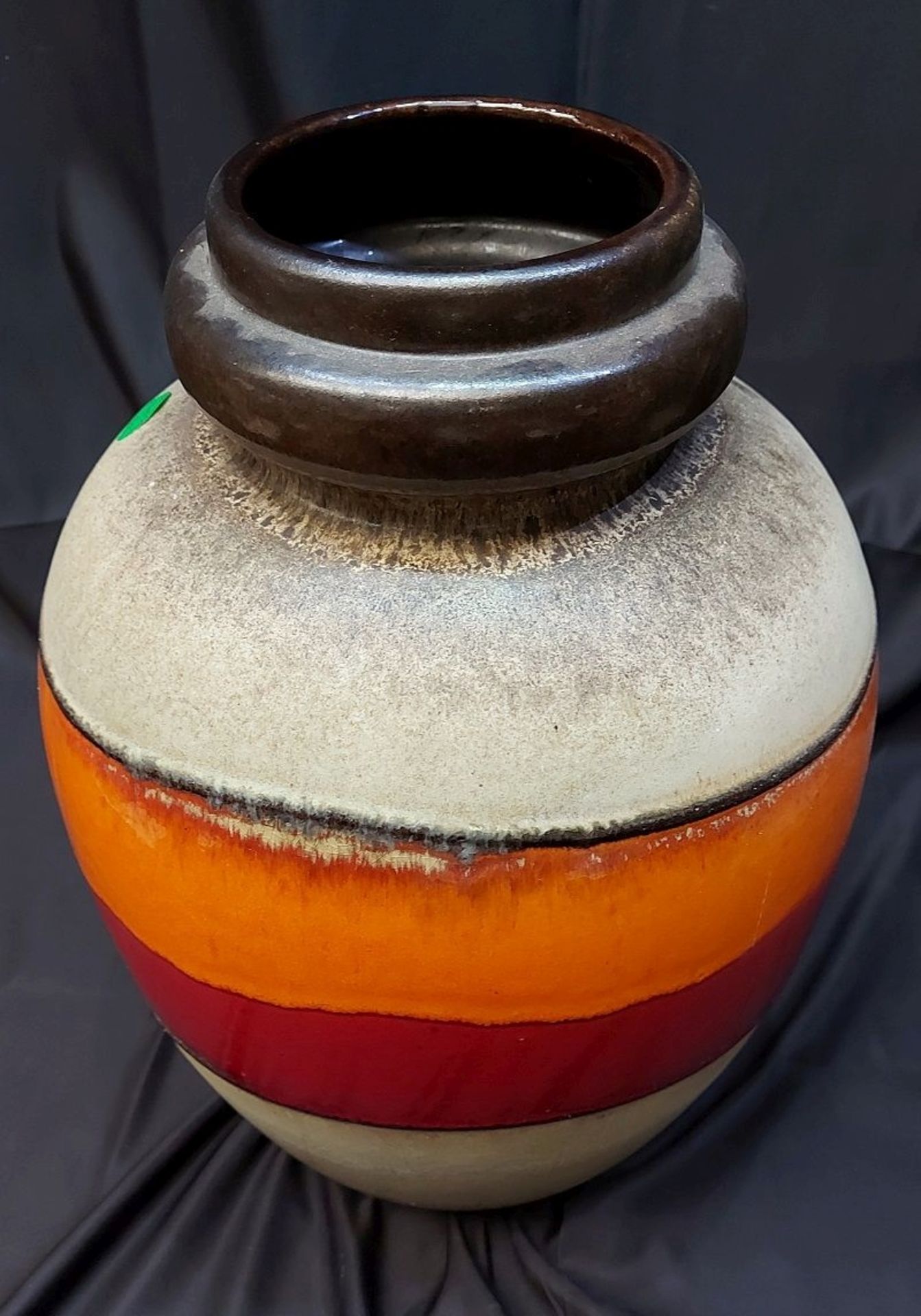 Große Fat Lava Vase 70er Jahre Bodenvase ca. 45cm - Bild 3 aus 4