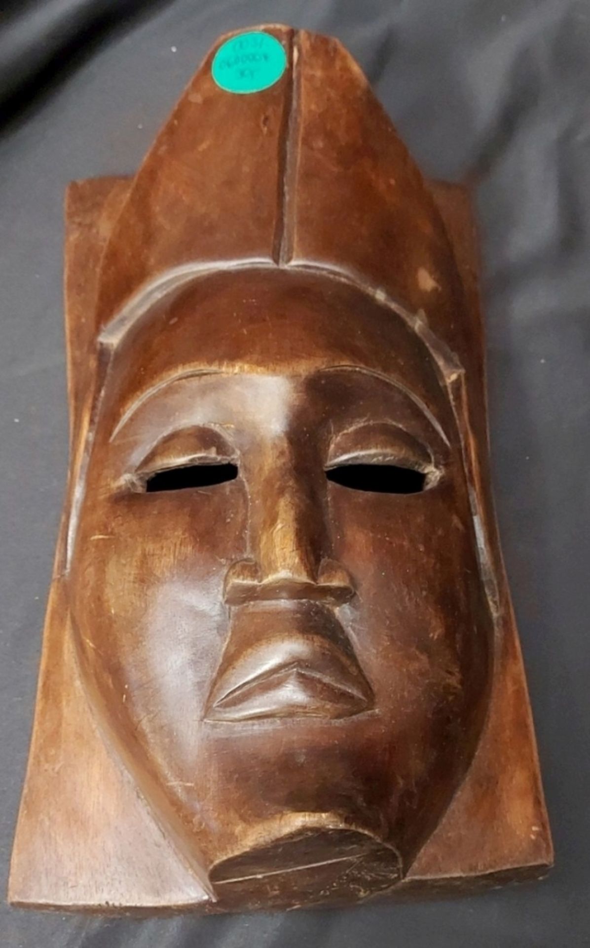 Holz Maske Tanzmaske Vodoomaske Nordostafrka ca. 36 x 19cm - Bild 2 aus 2