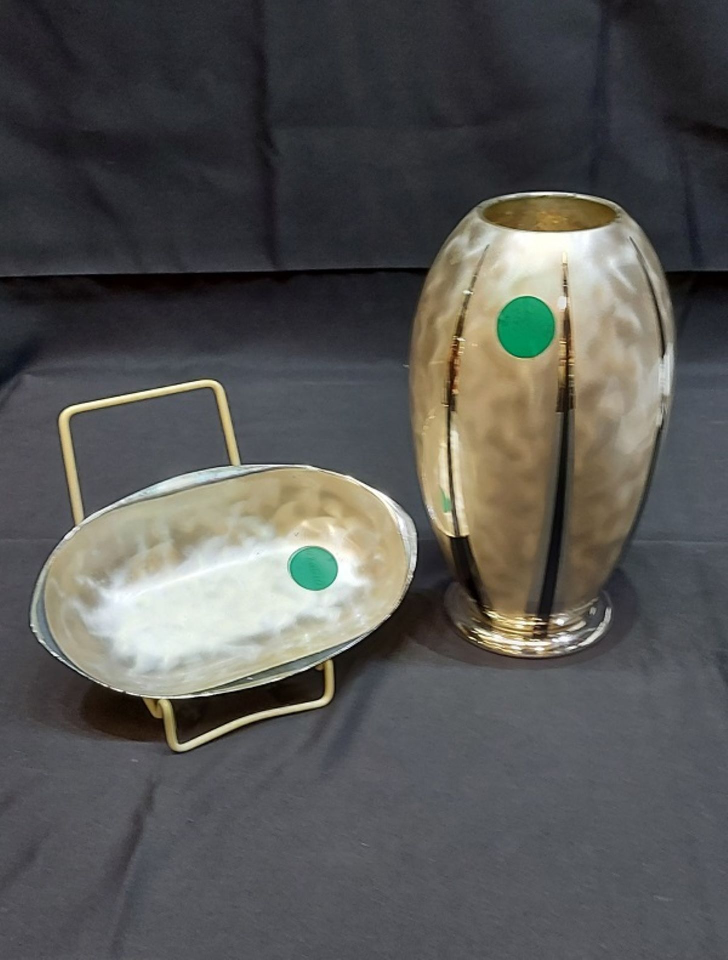 Schönes WMF IKORA Set Vase und Schale - Bild 6 aus 6