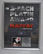 Seltene Platin Auszeichnung Musikpreis Peter Maffay