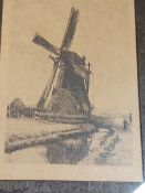 Alte Radierung Johannes Graadt van Roggen 1867 - 1959