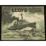 Altes Sammelalbum "Lloyd Flottenbilder"
