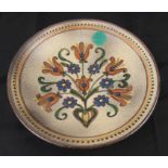 Seltener Vintage Keramik Wandteller orig. Thun handgefertigt