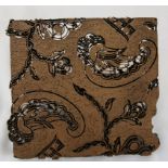 Antiker, filigraner Vintage Batik Kupfer Stempel