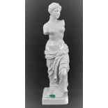 Keramikfigur "Venus von Milano" Griechische Göttin Frauenskulptur