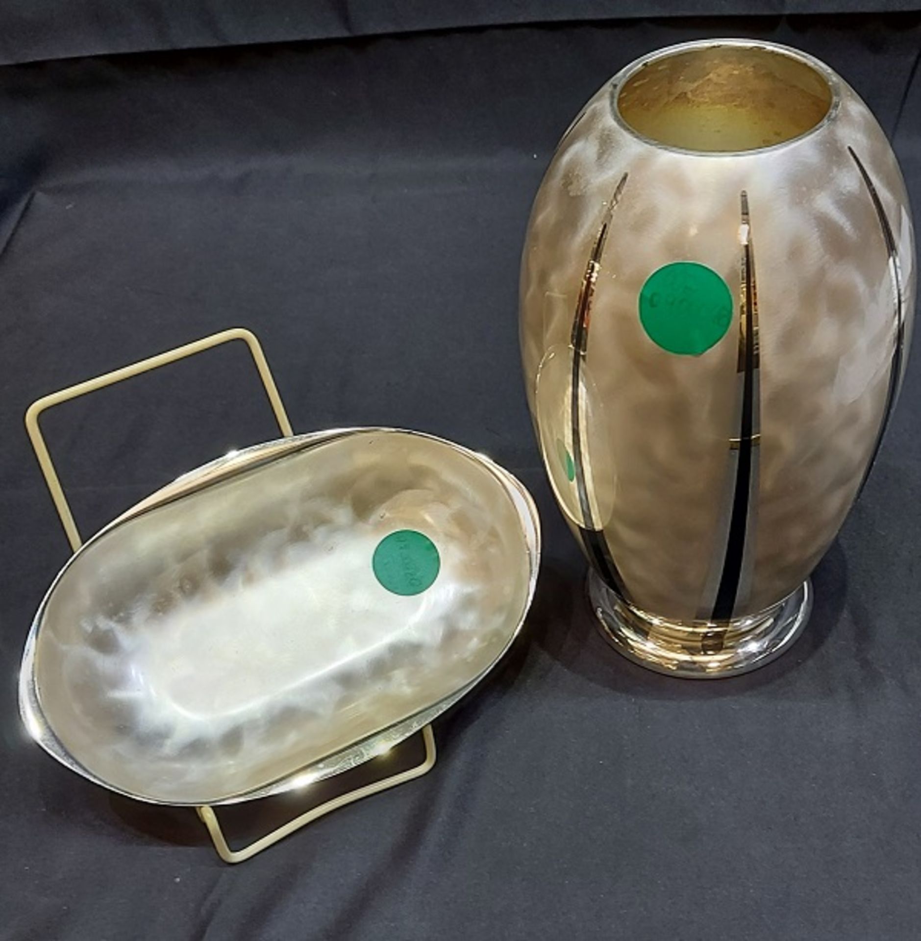 Schönes WMF IKORA Set Vase und Schale - Bild 2 aus 6