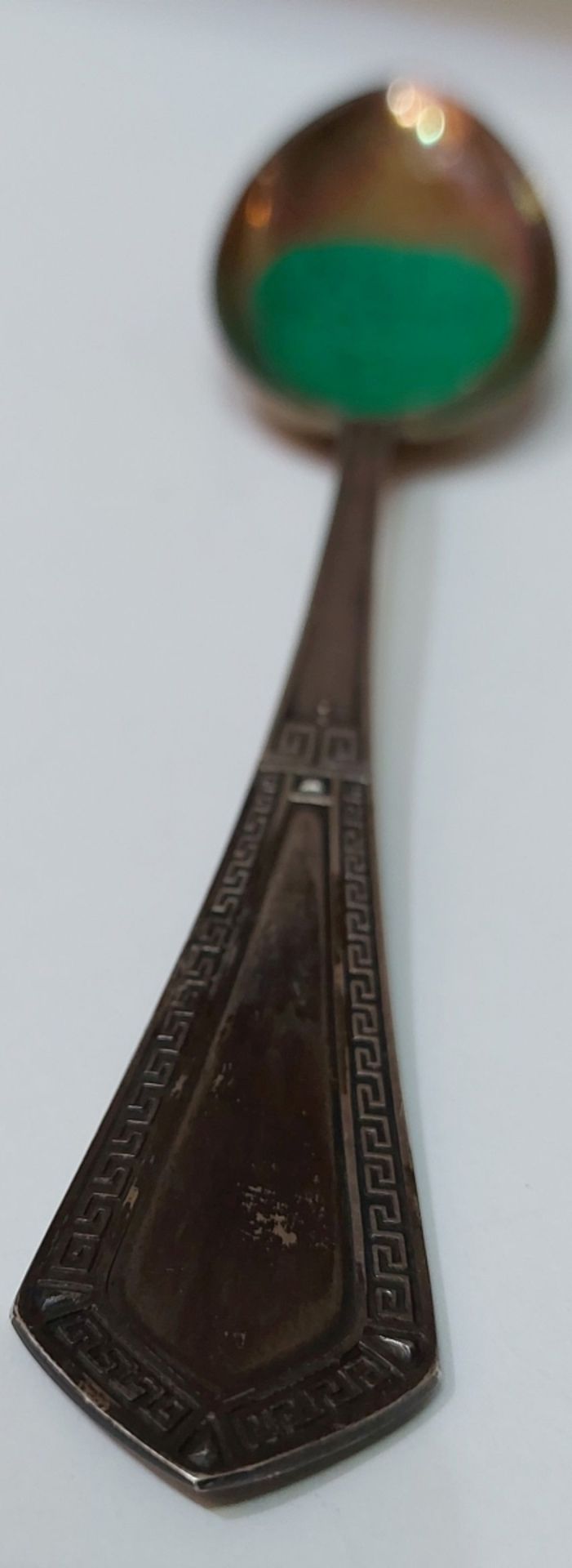 Für den Tierschutzverein Gifhorn: Antiker Silberlöffel 800er 40g Punze Dunker - Bild 2 aus 4