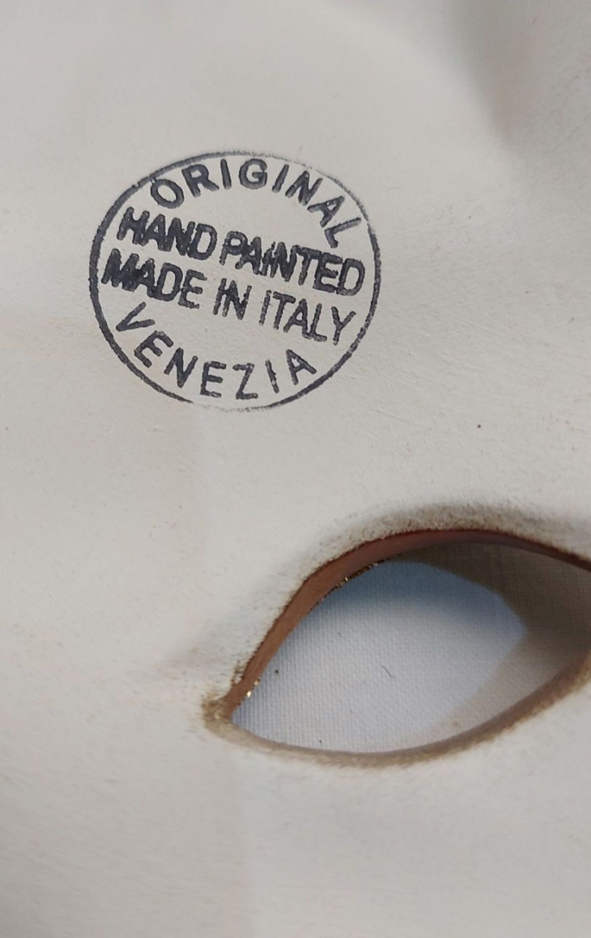 2 handgefertigte Wand Masken Keramik Venezianisch - Image 3 of 7