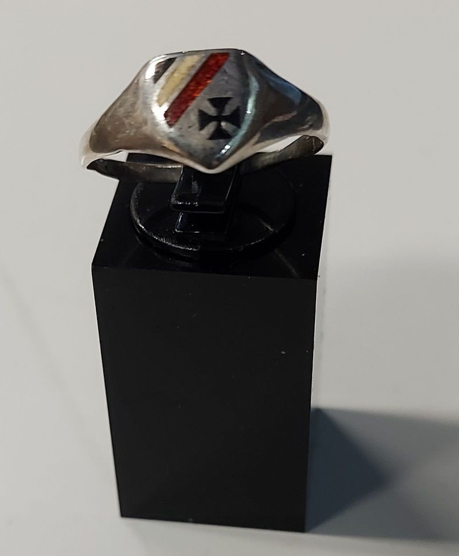 800er Silberring Siegelring Eisernes Kreuz Ring WKI - Bild 6 aus 6