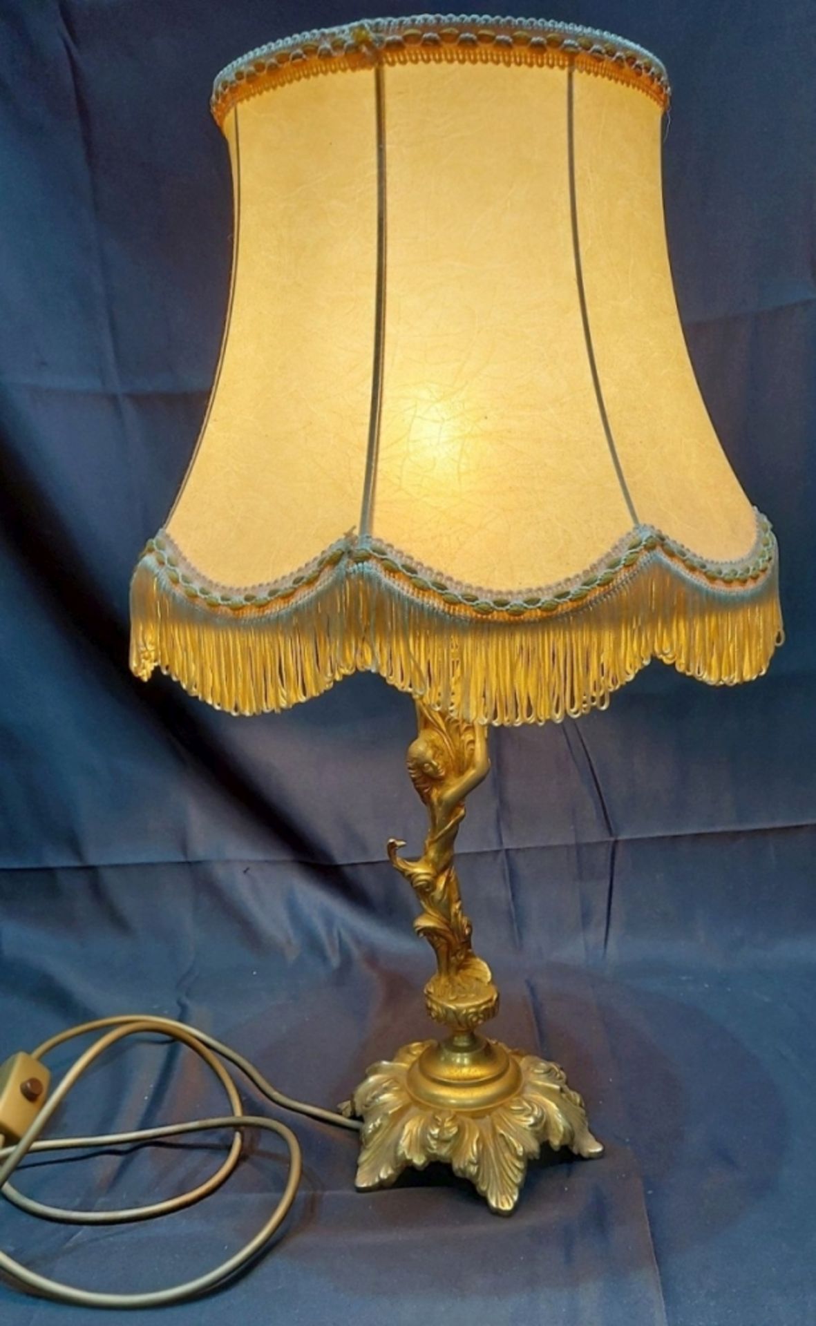 Alte Figurenlampe Lampe zauberhafte Meerjungfrau - Bild 4 aus 9