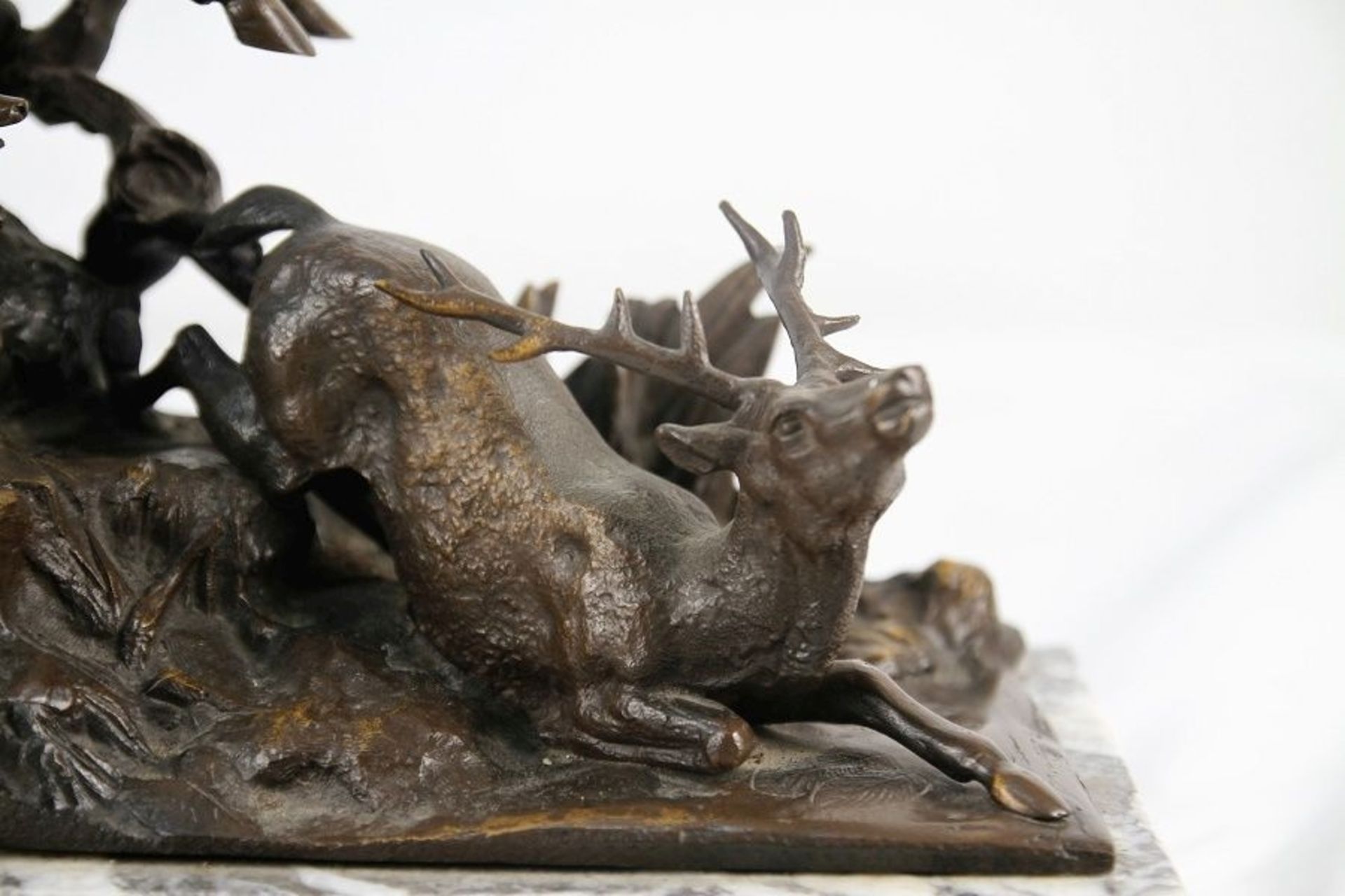 Imposante jagdliche Bronze, P.J. Mène (1810-1879) - Bild 5 aus 8