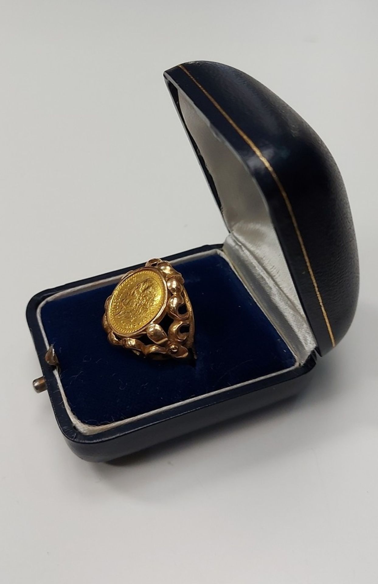 Münzring Unisex 585 GG 14k Münze 900er Gold ca. 6,1g - Bild 8 aus 9