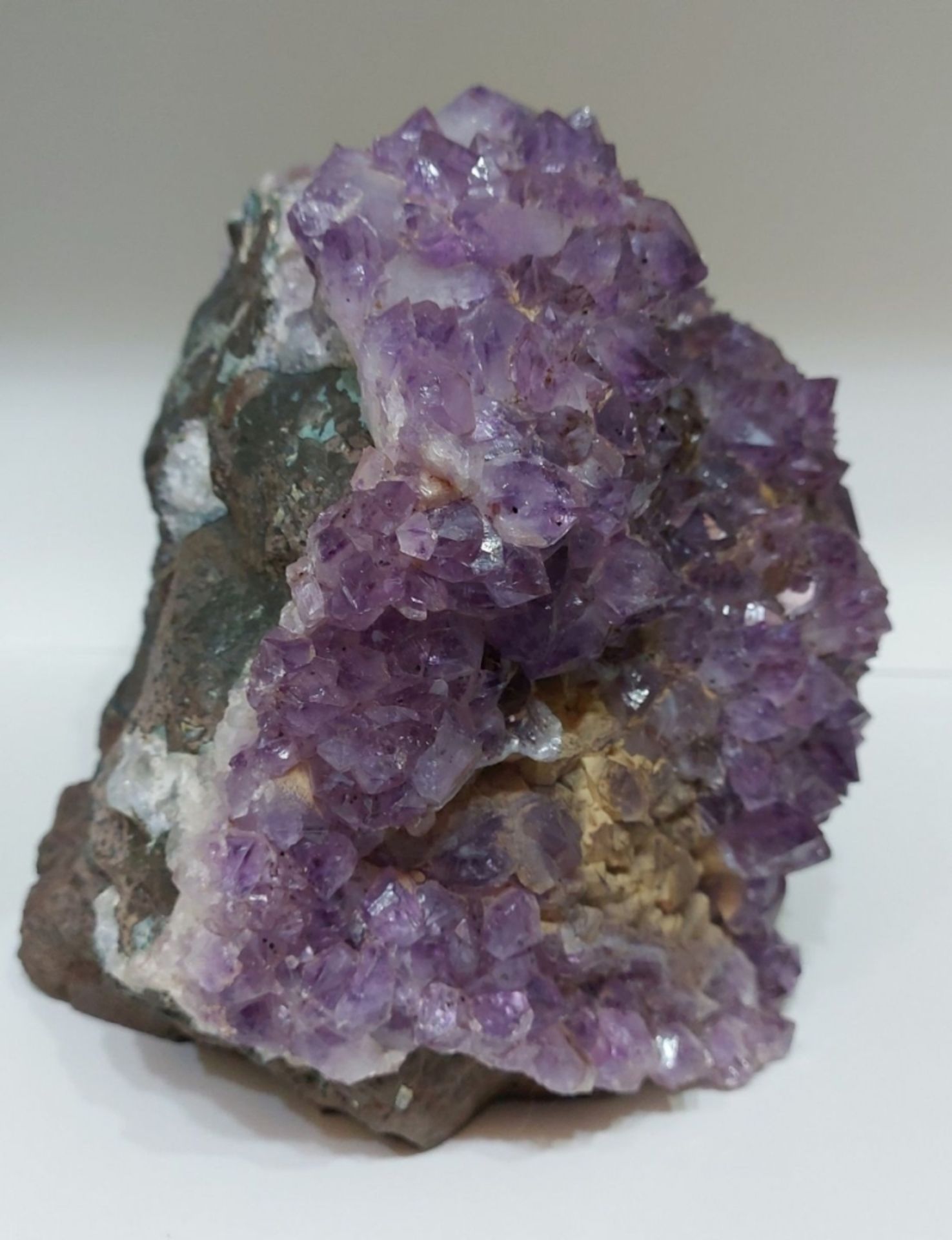 XL RIESIGE Amethyst Druse Geode ca. !! 14 !!! Kilo - Image 12 of 14