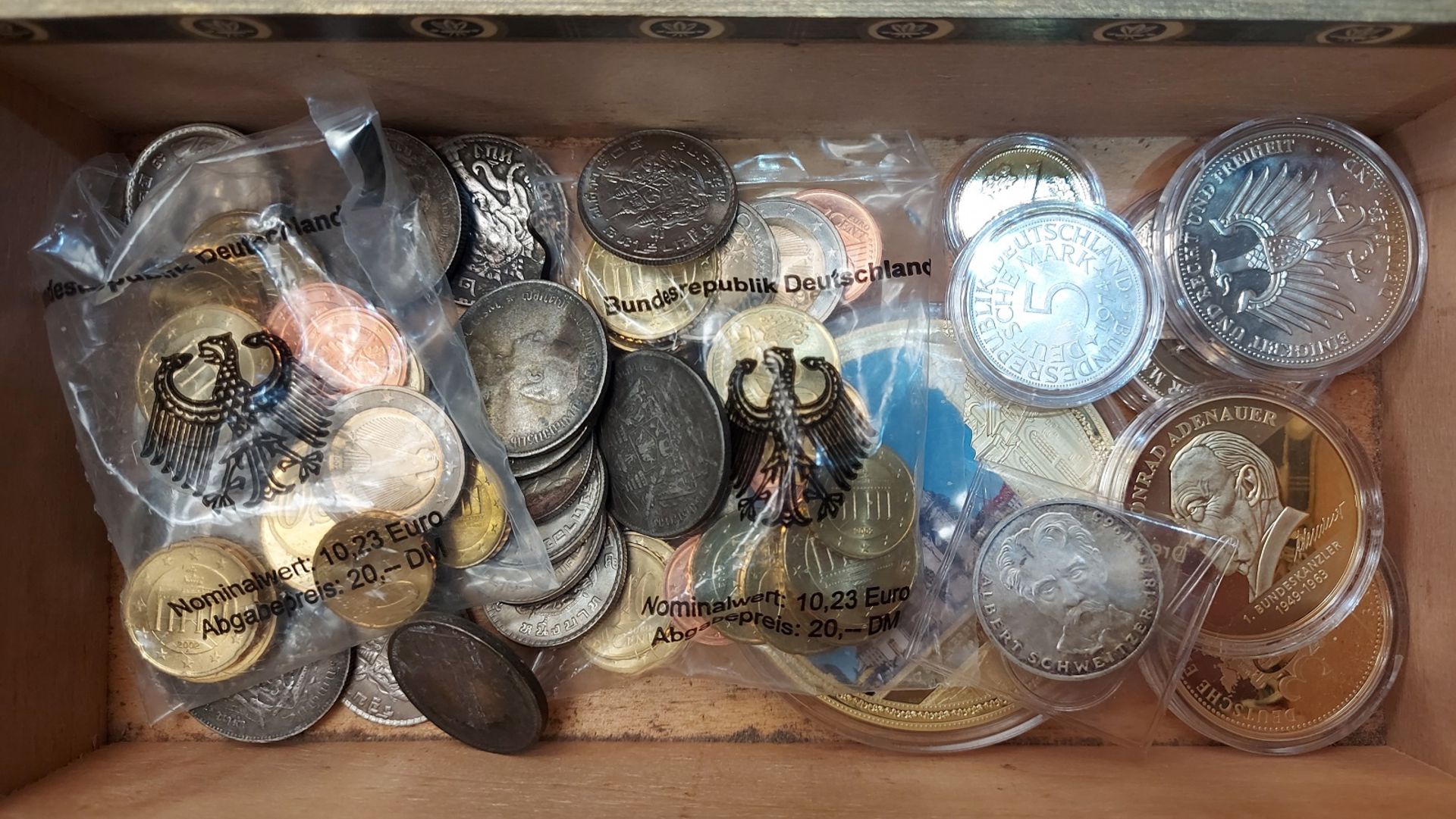 Großes Konvolut Münzen teilw. orig. verpackt - viele Sammlerstücke - Bild 4 aus 6
