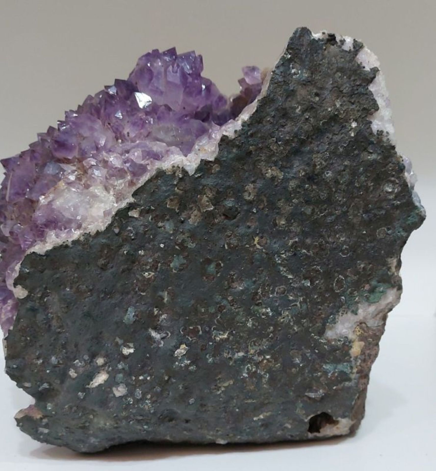 XL RIESIGE Amethyst Druse Geode ca. !! 14 !!! Kilo - Image 7 of 14