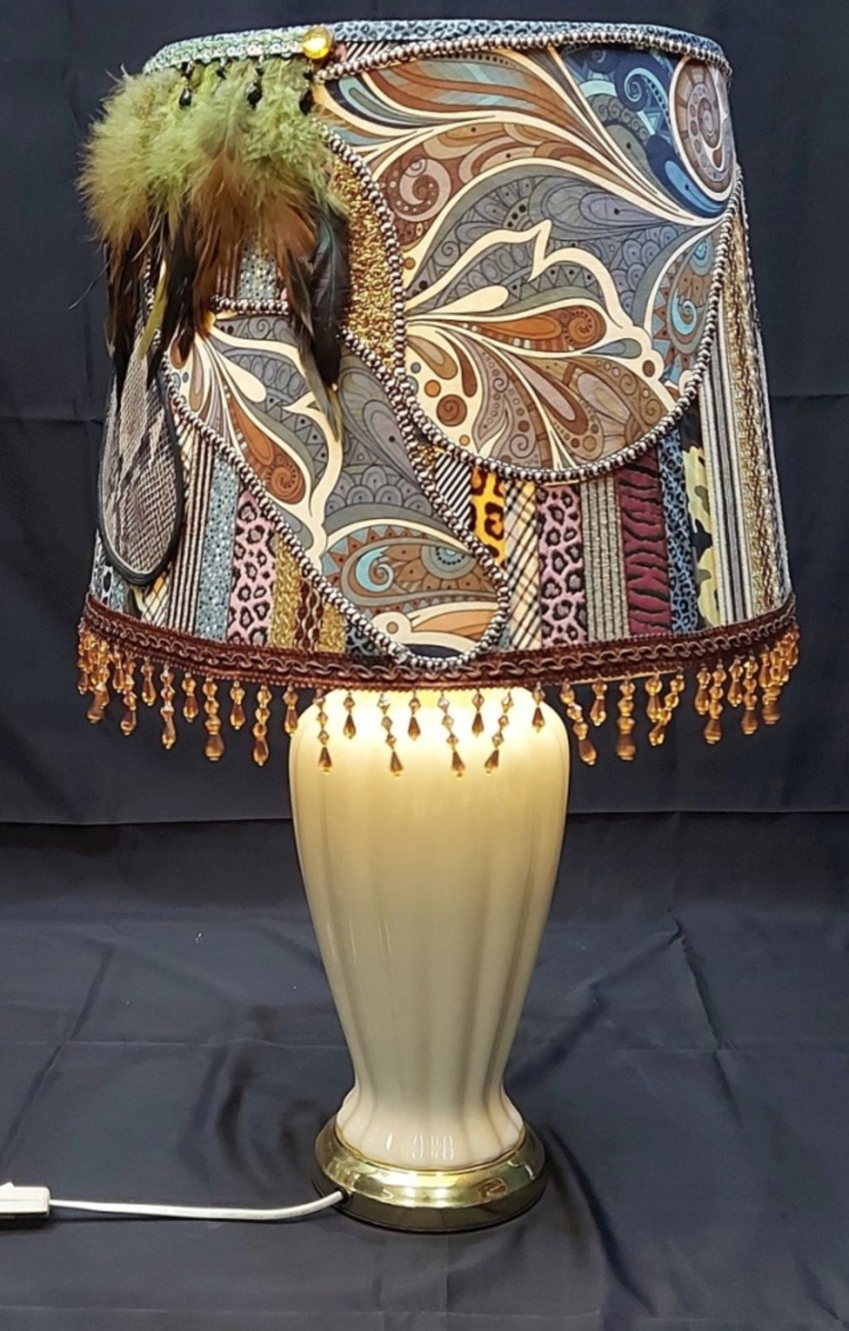 Designer Lampe Unikat handgefertigtes Einzelstück, - Bild 5 aus 5
