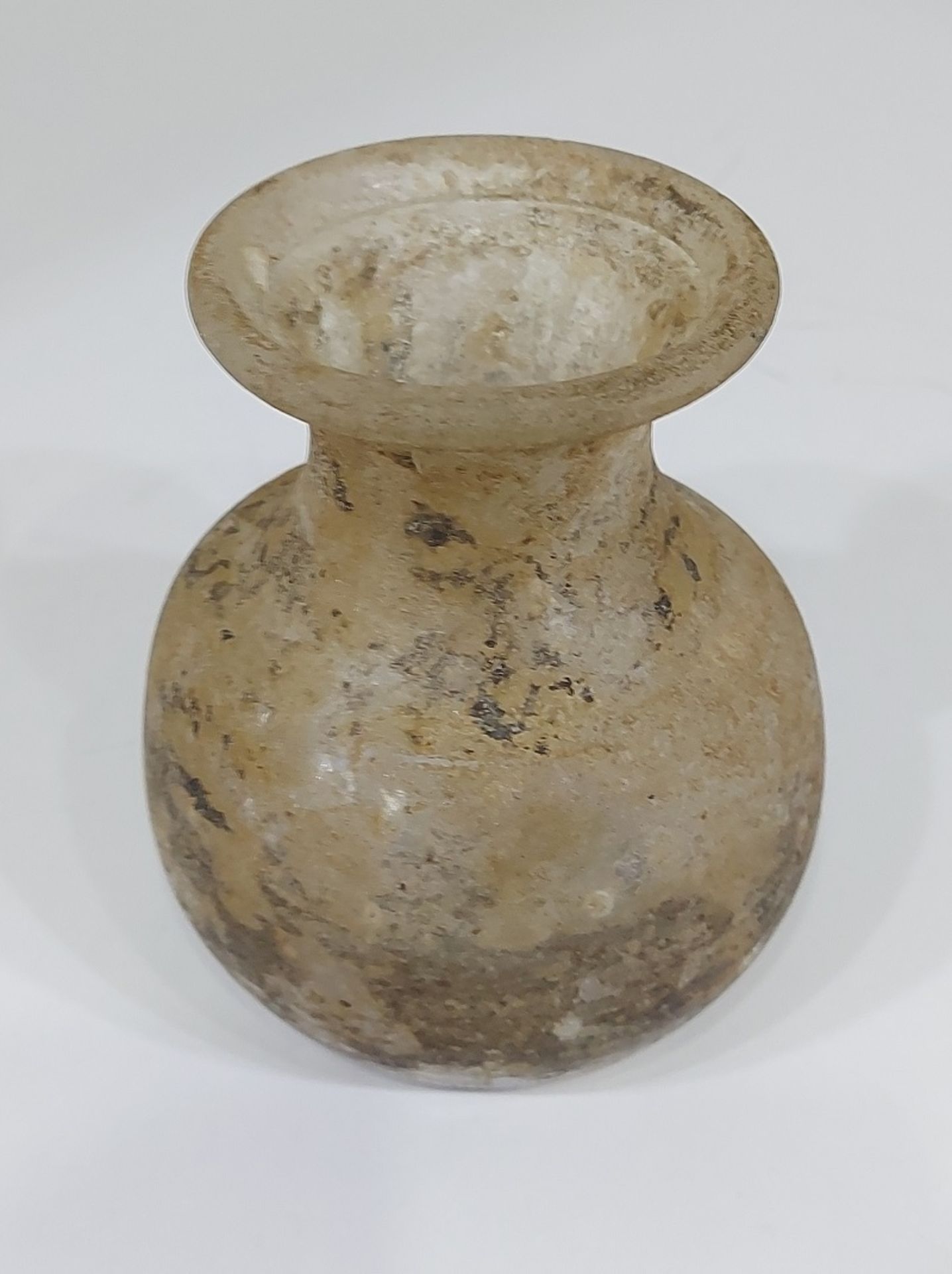 Alte Vase Glasvase Abrissvase verm. römisch - Image 5 of 12