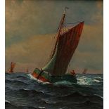 Ausdrucksstarkes maritimes Ölgemälde H. Kuhlmann