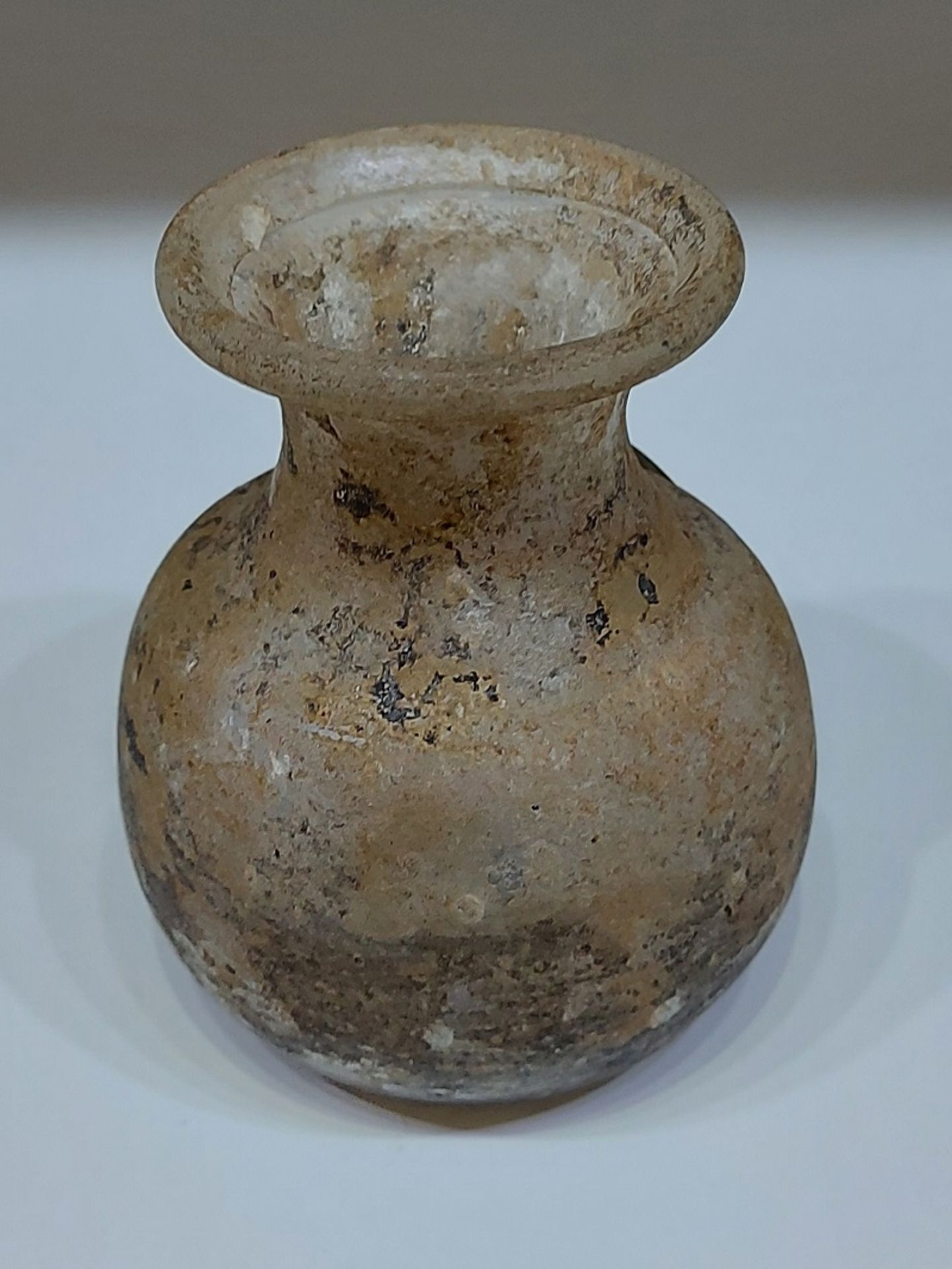 Alte Vase Glasvase Abrissvase verm. römisch - Image 12 of 12