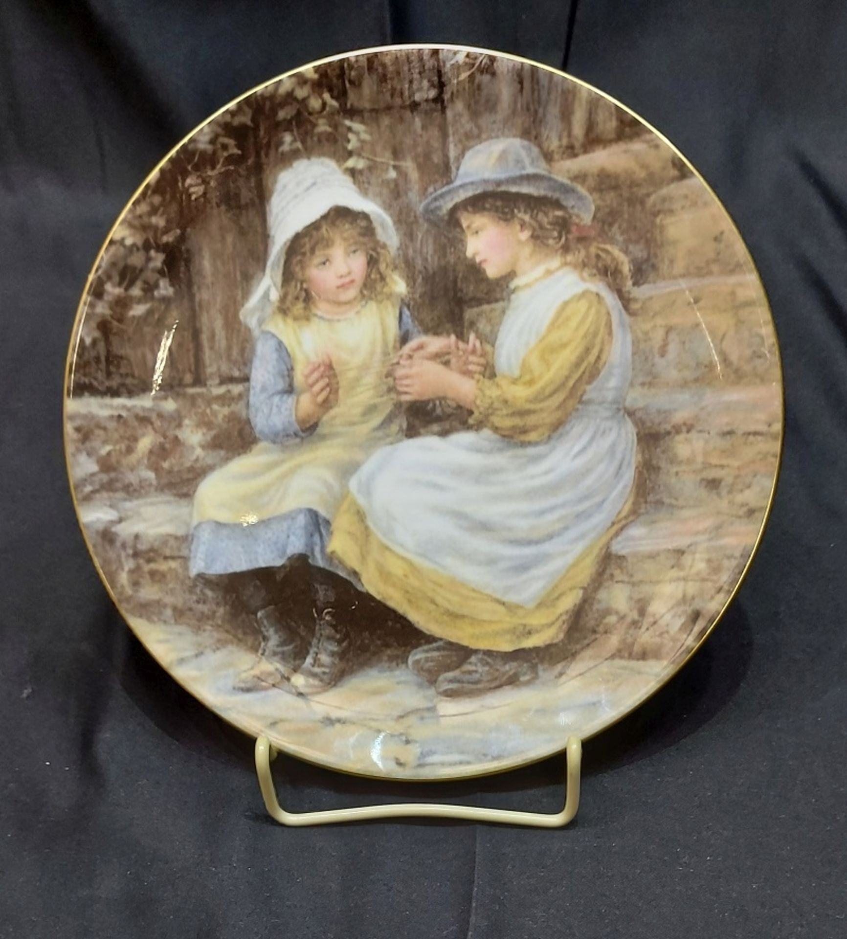 Handbemalter Teller Wedgwood Yesterday´s Child - Bild 5 aus 5