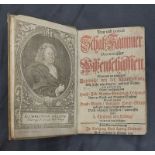 Für den Tierschutzverein Gifhorn: Historisches Buch "NEUE & KURSIVE SCHATZKAMMER"  1717