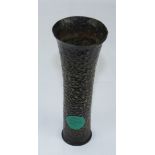 Grabenkunst Vase aus einer Granathülse WKI WK1