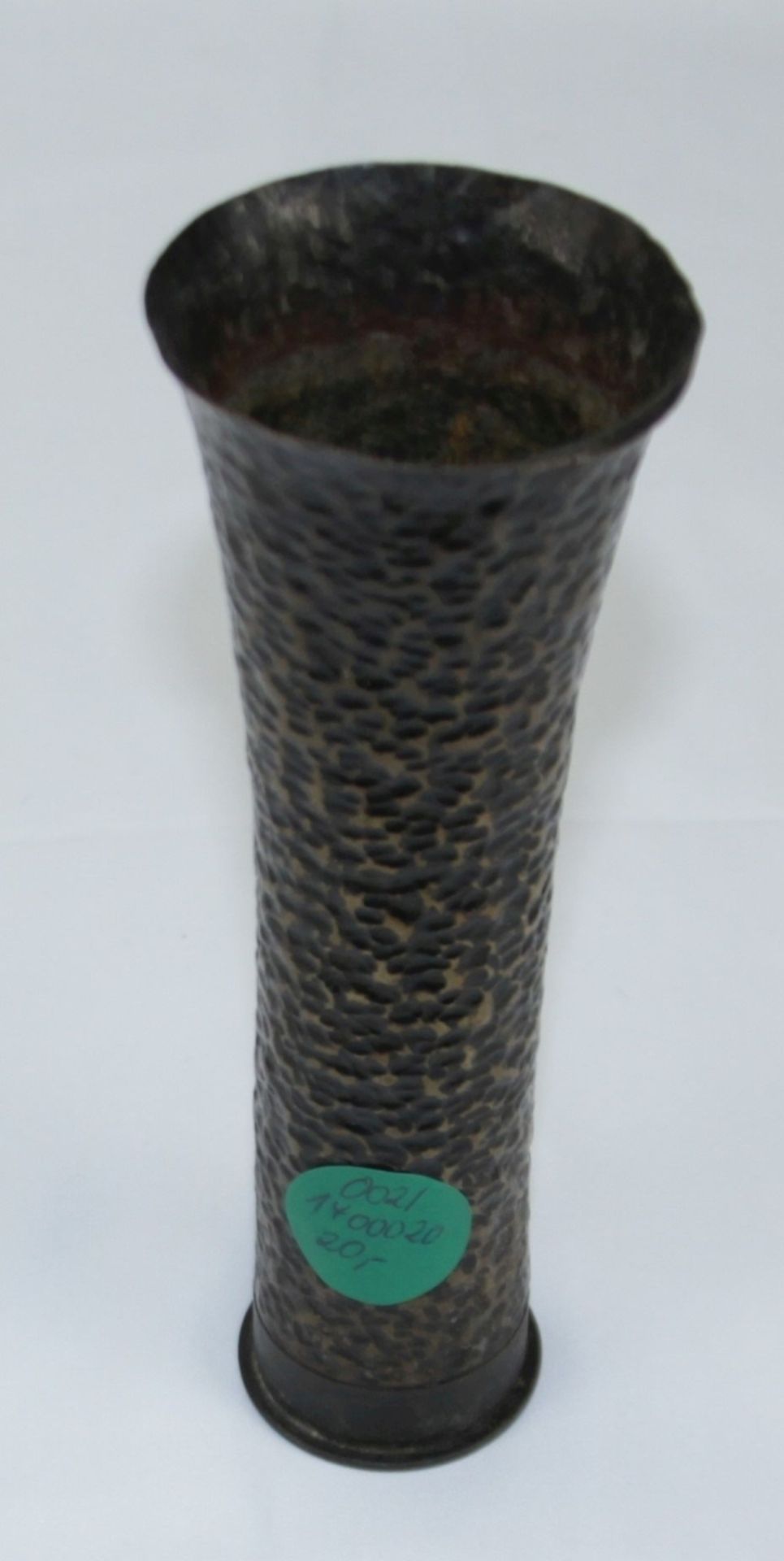 Grabenkunst Vase aus einer Granathülse WKI WK1