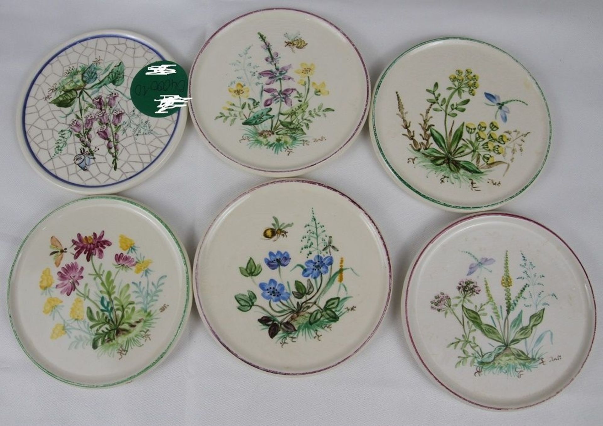 Ilse Wehe Keramik Untersetzer zauberhaftes Blumendekor