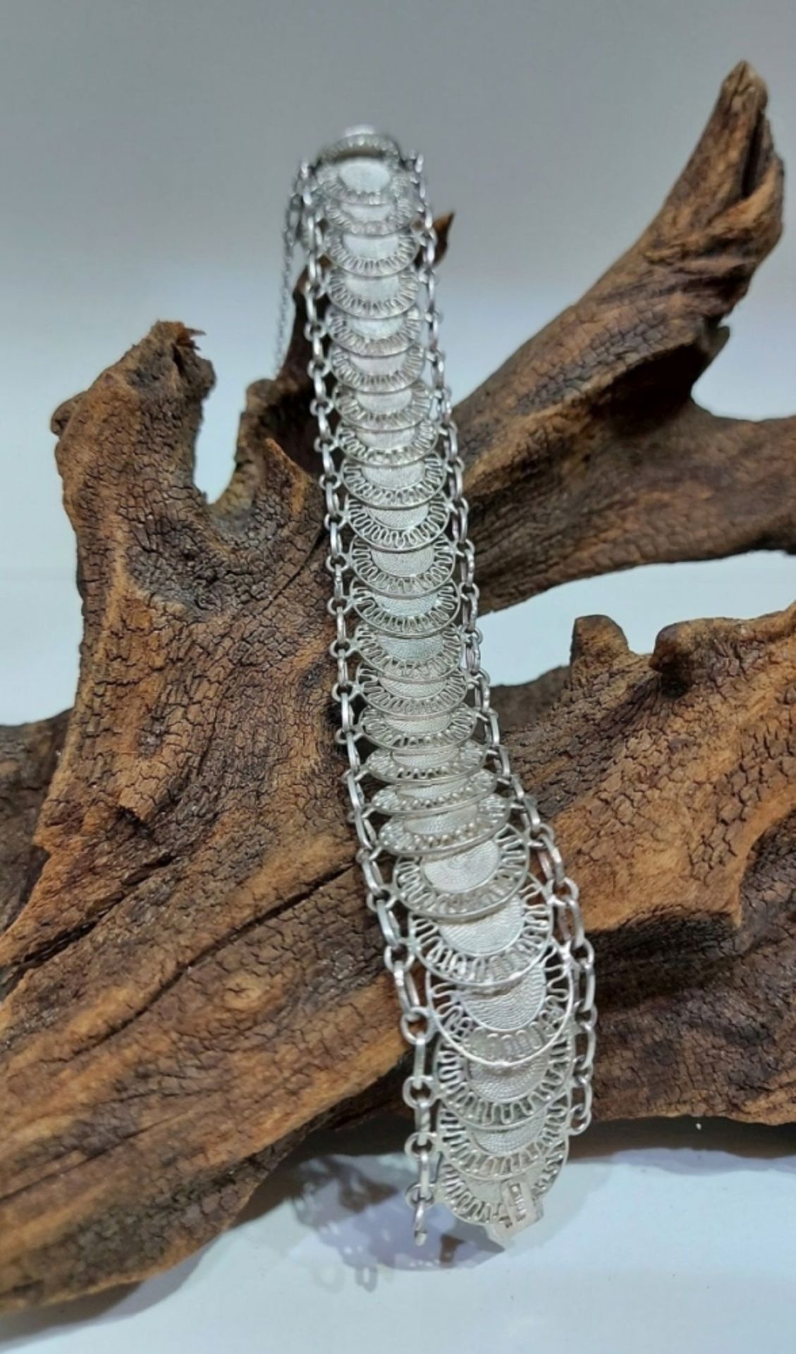 Antikschmuck! Altes Silber Armband Münzarmband ca. 32,5g