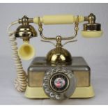 Nostalgie Telefon Deko Vintage mit Wählscheibe