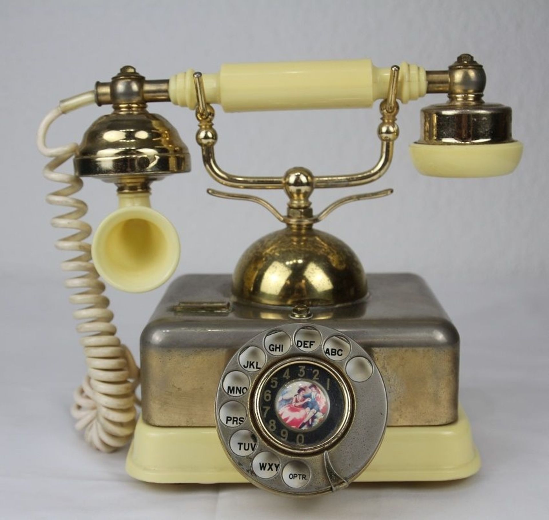 Nostalgie Telefon Deko Vintage mit Wählscheibe