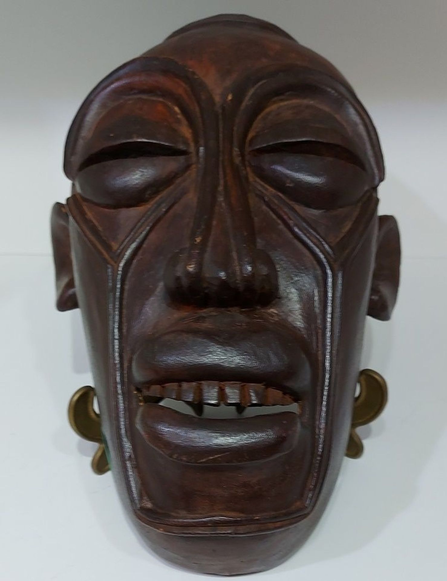 Aus Kapitänsnachlass - alte afrikanische Voodoo Maske - Image 2 of 6