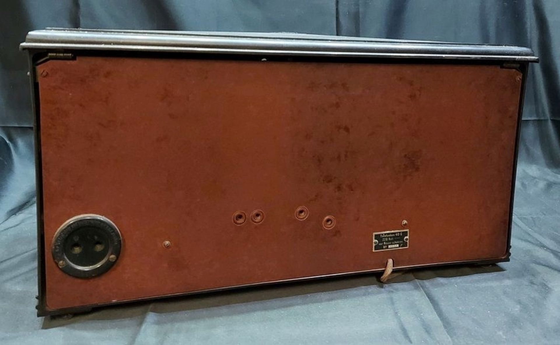 Antikes TELEFUNKEN Lumophon Röhrenradio WD 40G Bakelitgehäuse - Bild 2 aus 5