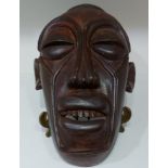 Aus Kapitänsnachlass - alte afrikanische Voodoo Maske