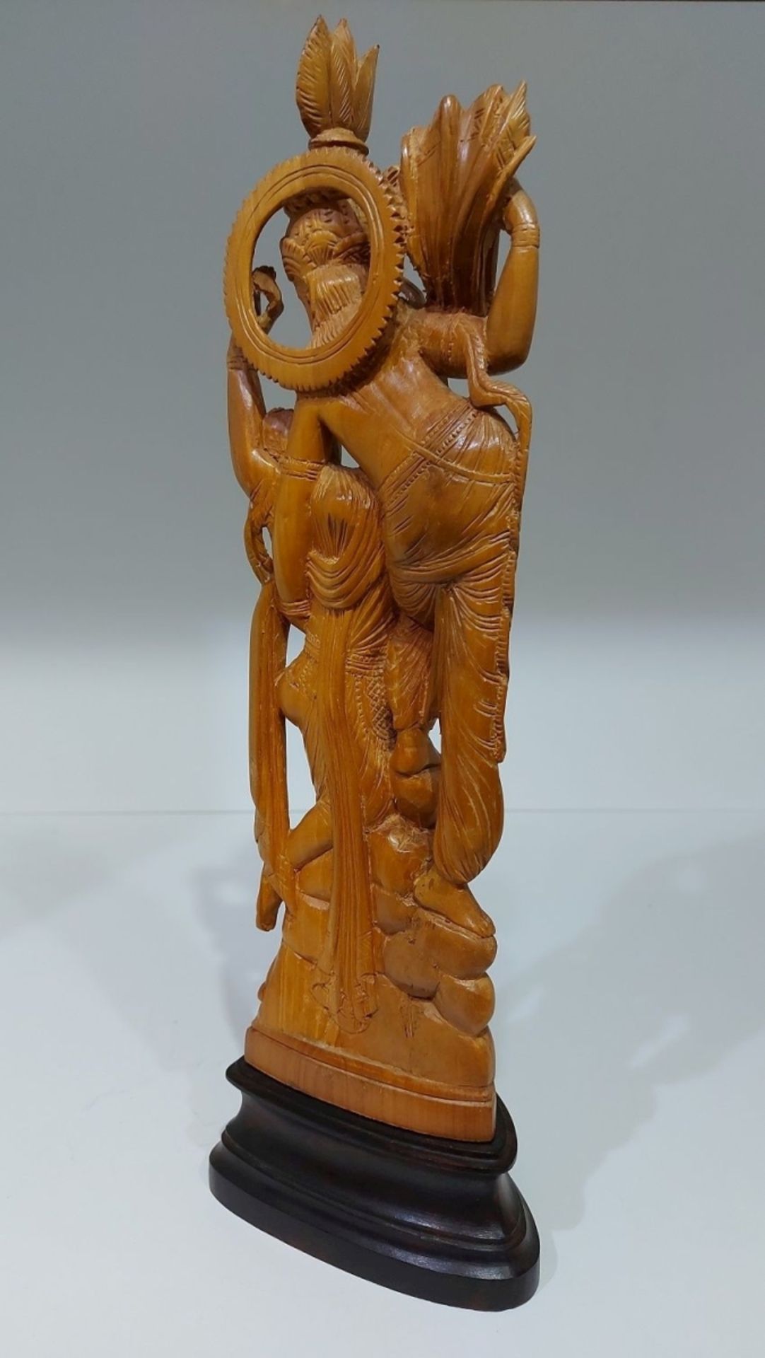 Aus Kapitänsnachlass - antike indische Sandelholzfigur - Bild 6 aus 8