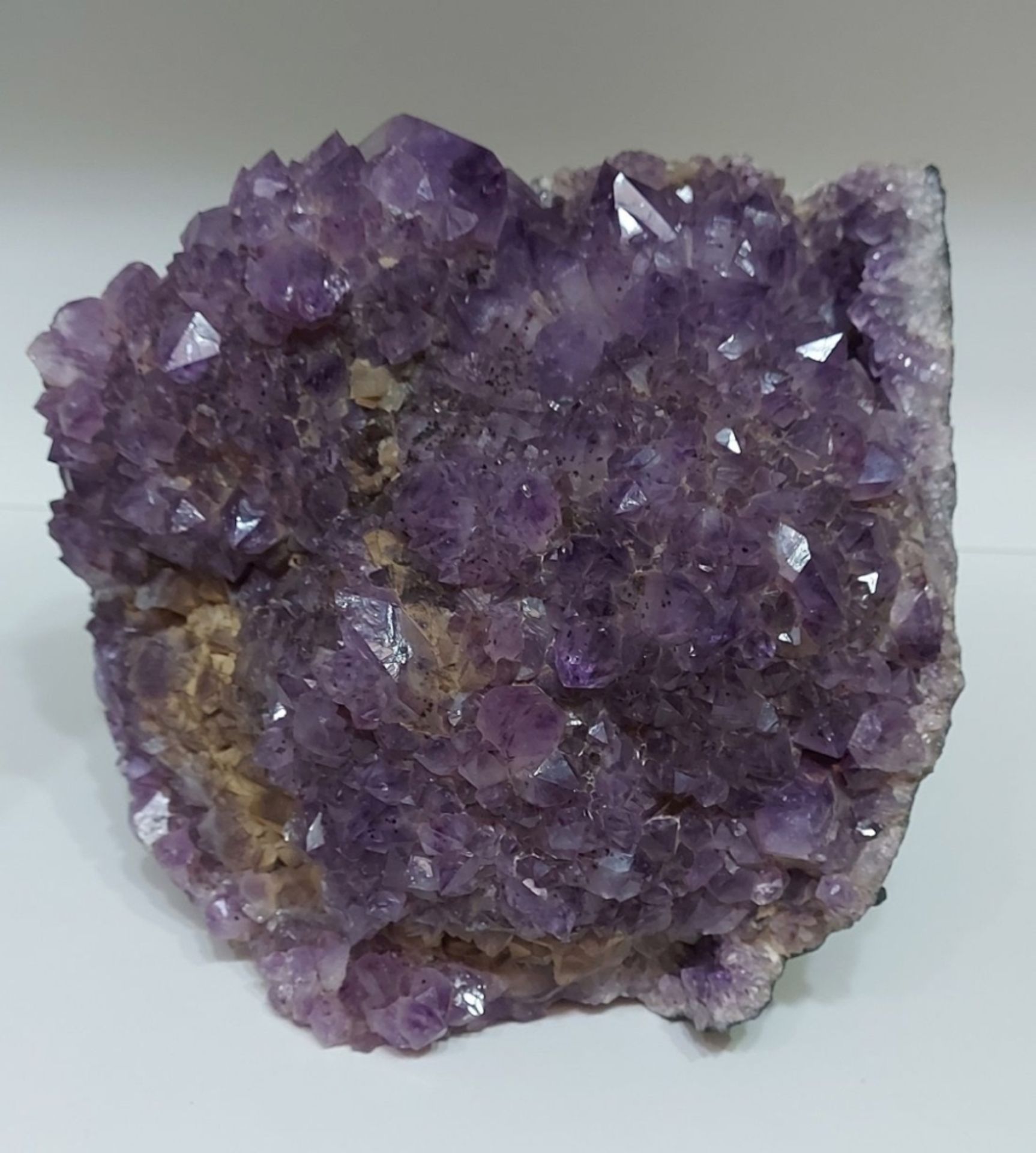 XL RIESIGE Amethyst Druse Geode ca. !! 14 !!! Kilo - Bild 14 aus 14