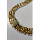 Hammer Gold Kette Collier 585 GG Gewicht ca. 75g