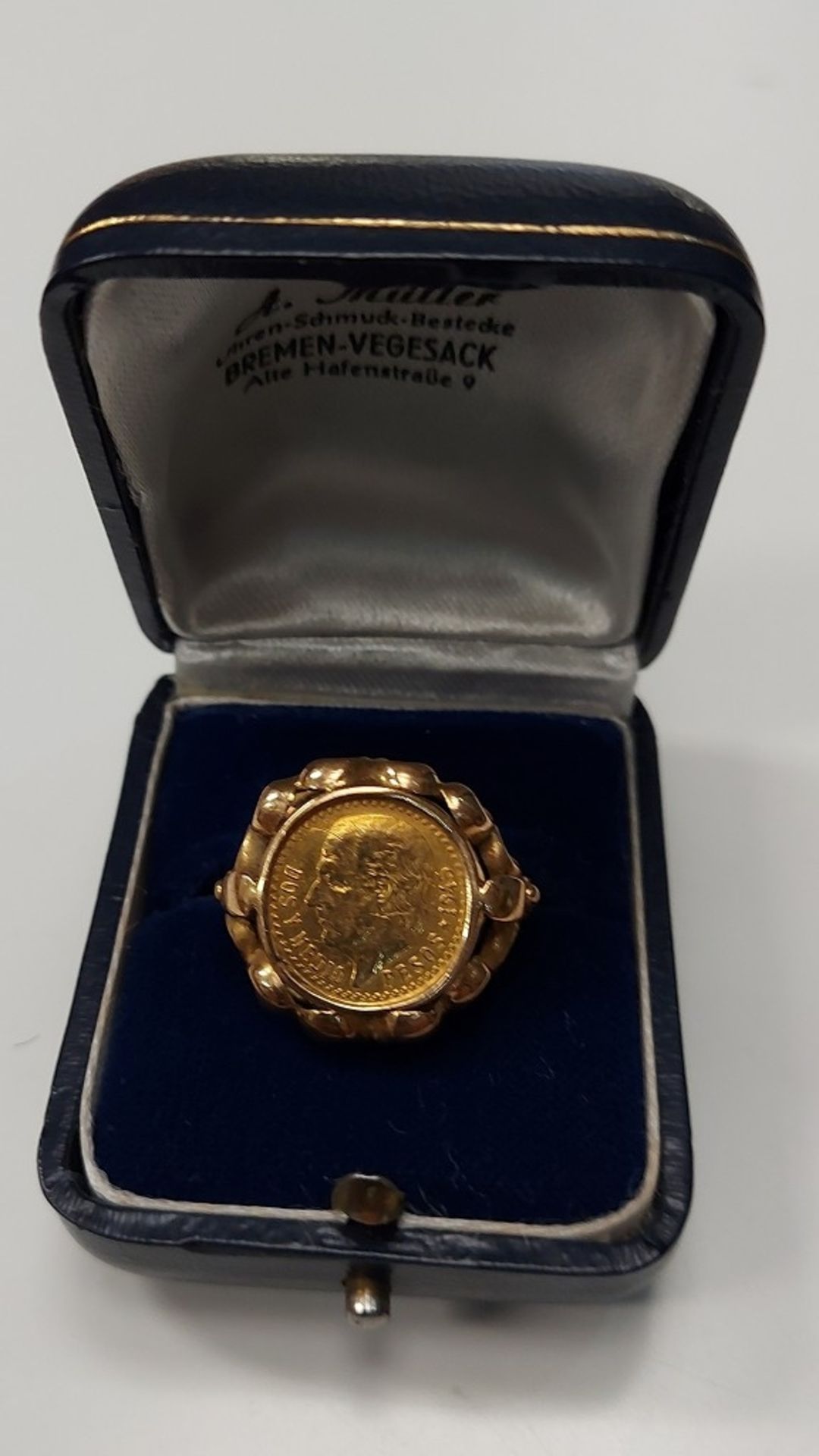 Münzring Unisex 585 GG 14k Münze 900er Gold ca. 6,1g - Bild 9 aus 9