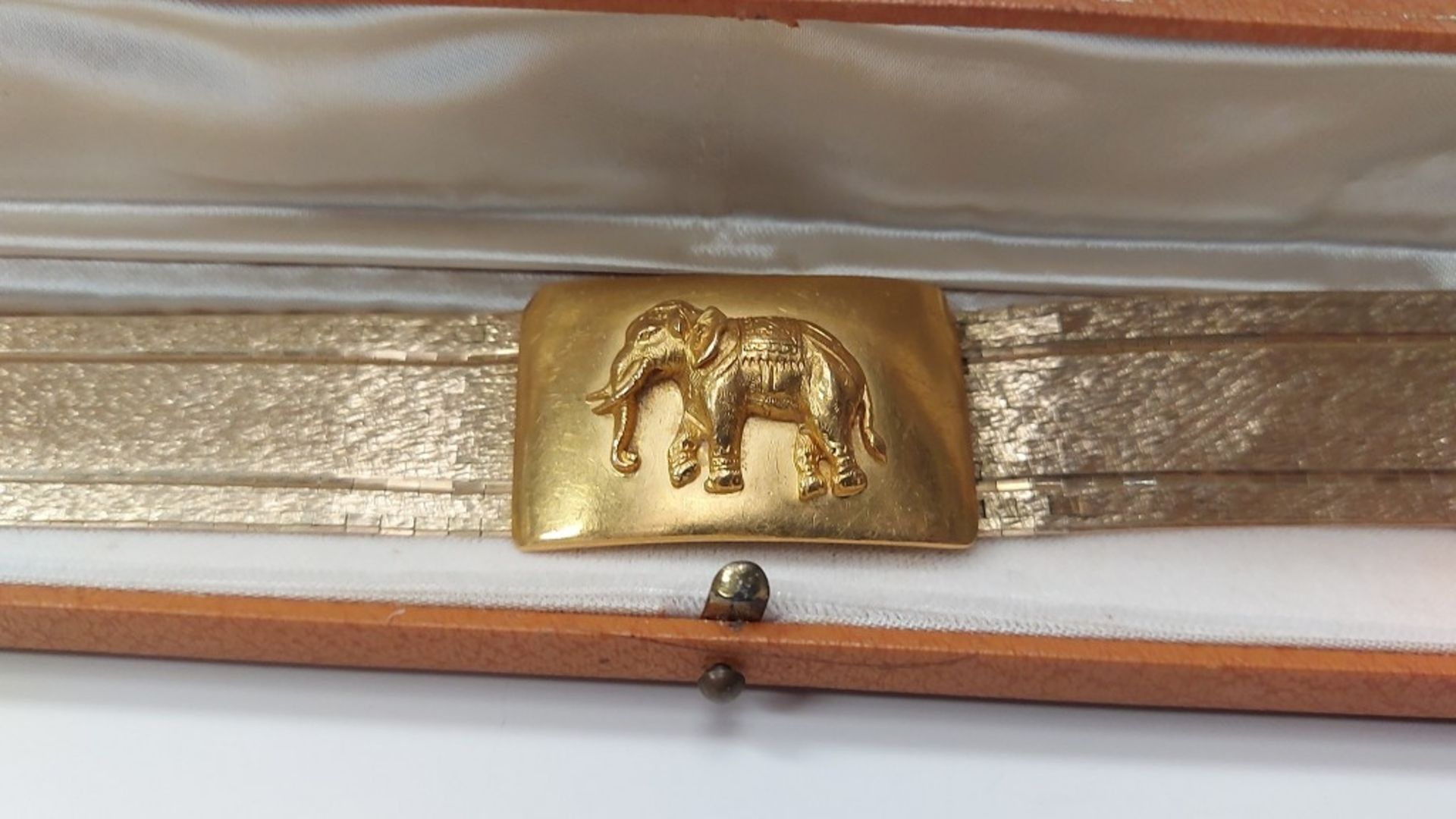 Außergewöhnliches MASSIVES GOLDARMBAND Damenarmband Elefantenarmband - Bild 4 aus 11