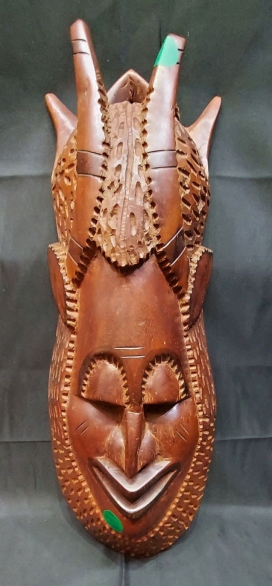 Große afrikanische Wandmaske ca. 60cm - Image 2 of 5