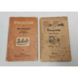 2 antike Wilhelm Busch Bücher "Das Rabennest" + "Max & Moritz"