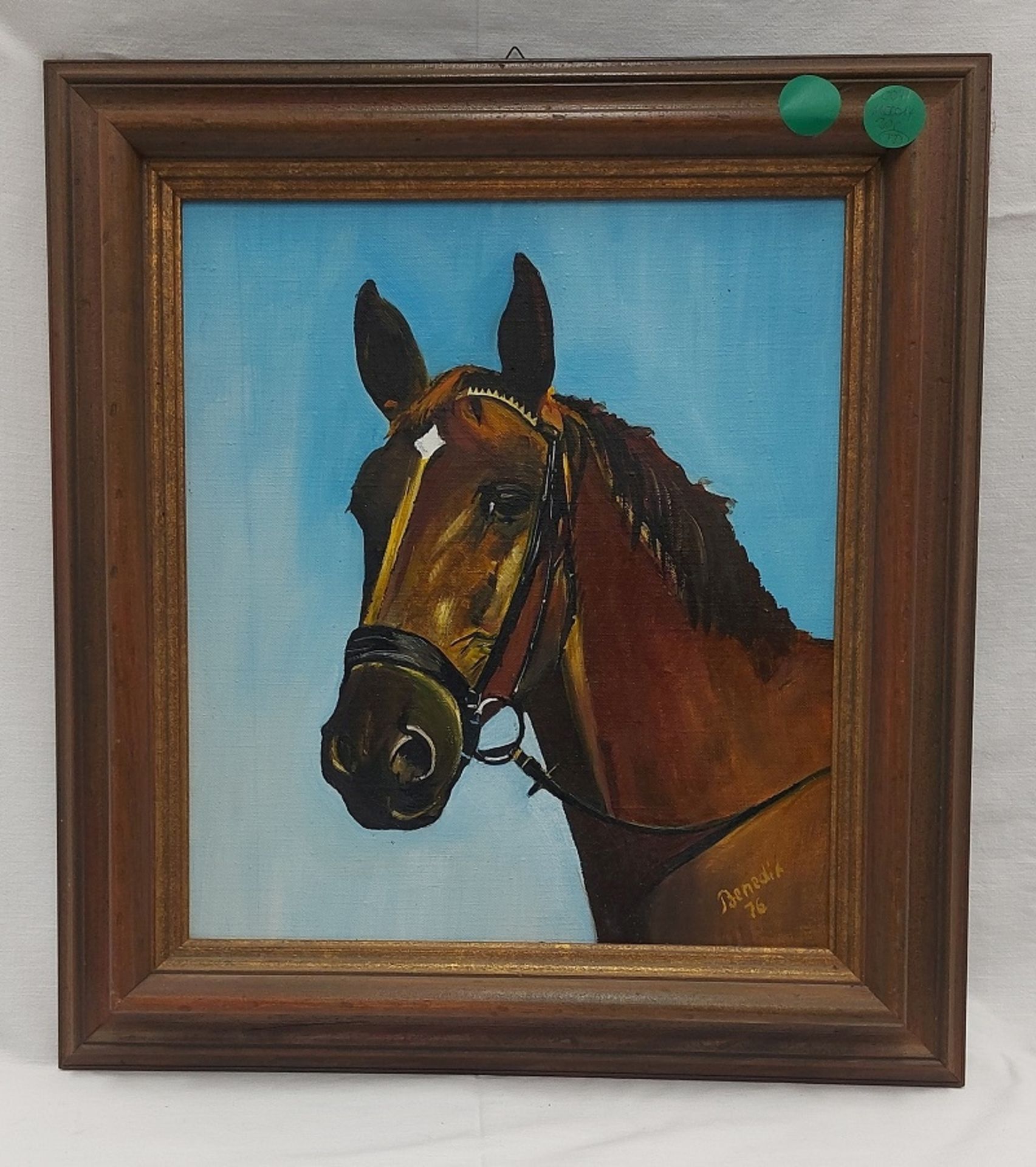 Bild Benedix "Pferd", Maße ca. 48x53,5cm - Bild 2 aus 7