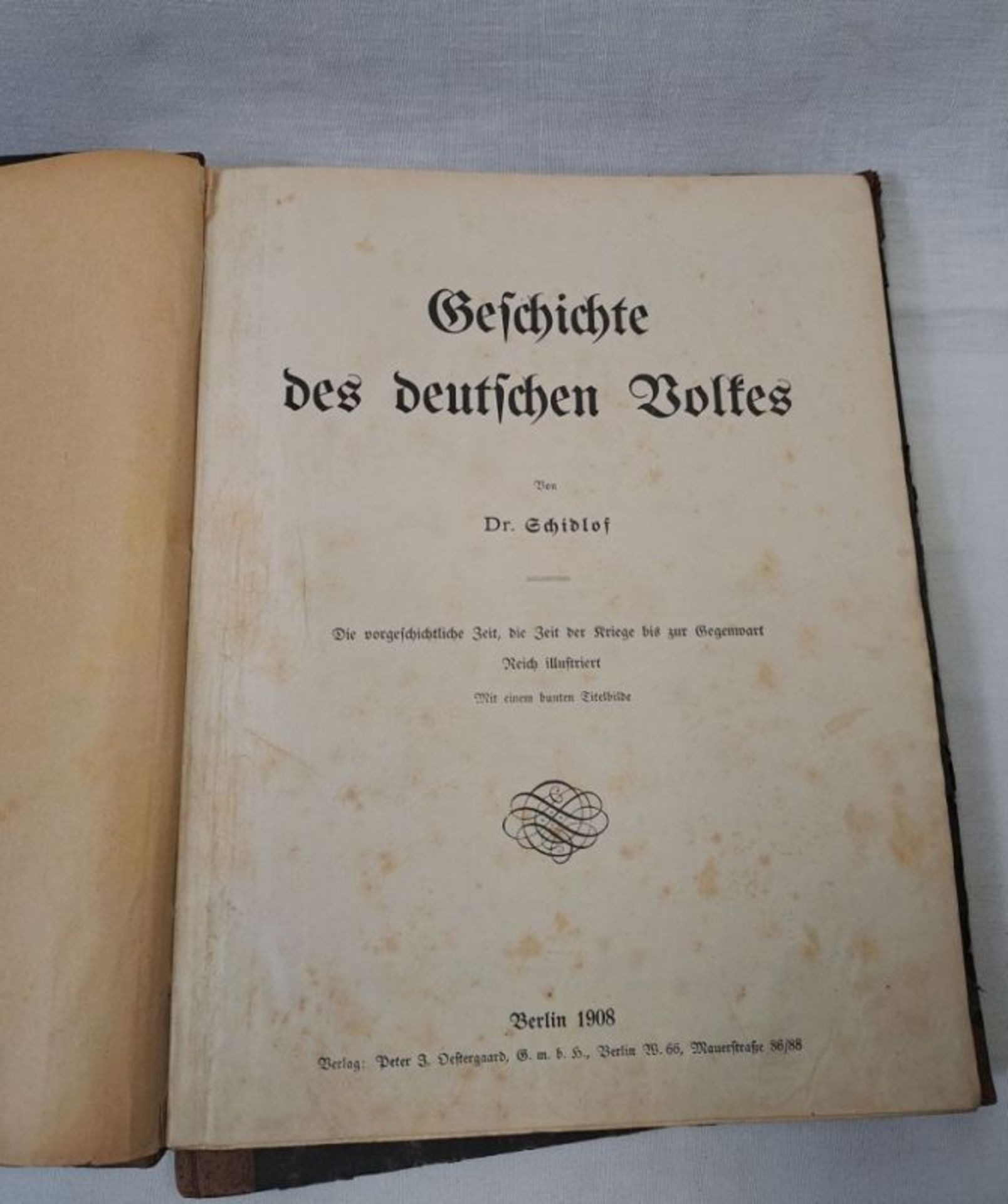3 antike Bücher Buch der Erfindungen, Schidlof & Waldima - Image 3 of 13