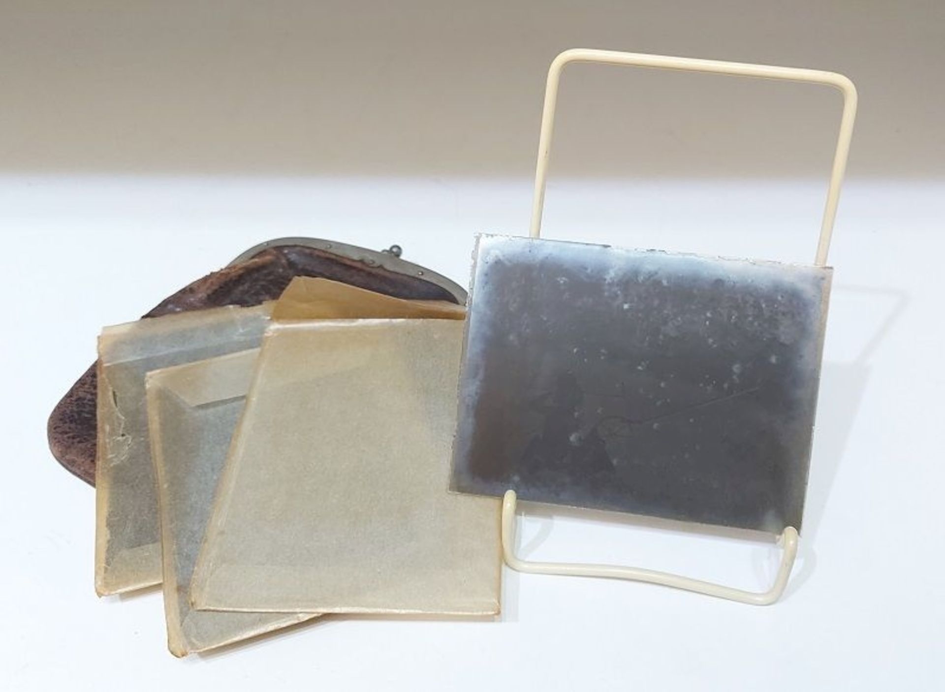 3 Stk. antike Glas Negative Glasplatten Bildplatten Fotoplatten - Image 2 of 5