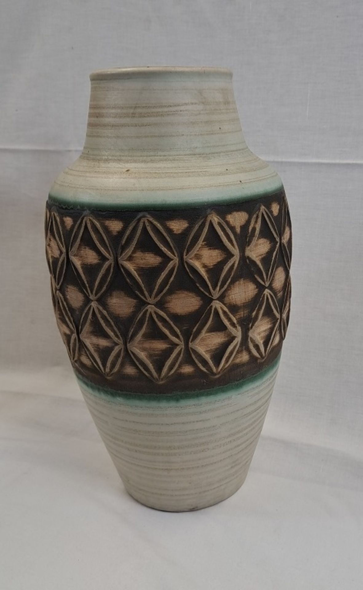 Große Keramik Bodenvase Ananasdekor ca. 39,5cm - Bild 5 aus 5